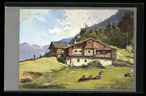Cartolina artistica theodor - artistica,