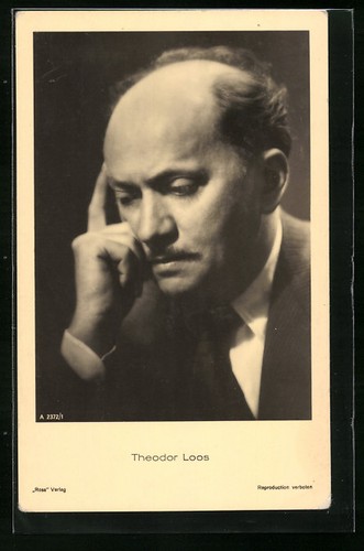 Cartolina attore theodor loos - cartolina,