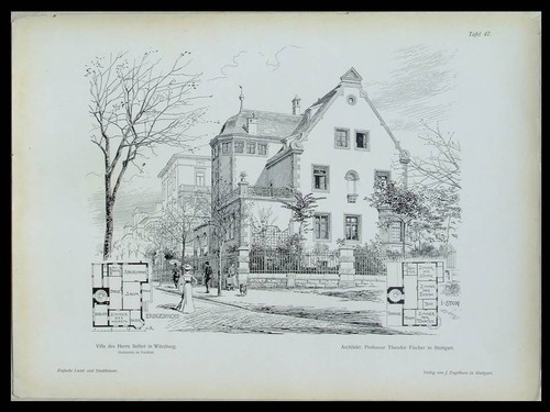Wurzburg villa 1902 - wurzburg,, -1902-