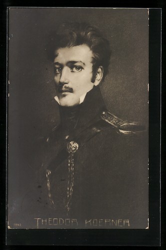 Theodor körner ritratto - ritratto, in