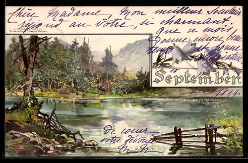 Cartolina artistica theodor - artistica,
