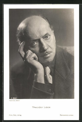 Cartolina attore theodor loos - cartolina,