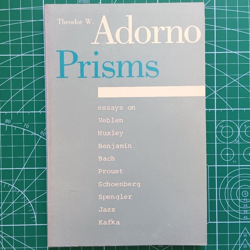 Theodor adorno prisms - w.,
