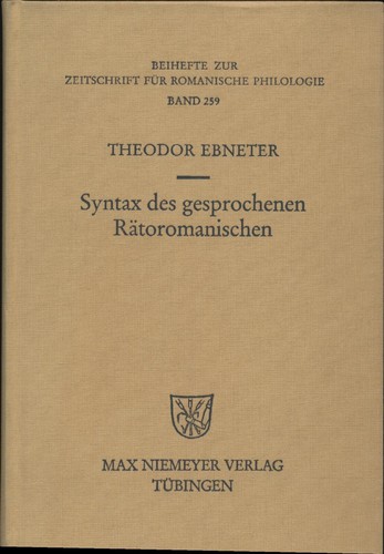 Syntax des gesprochenen