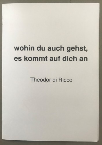 Theodor ricco wohin - ricco -, du