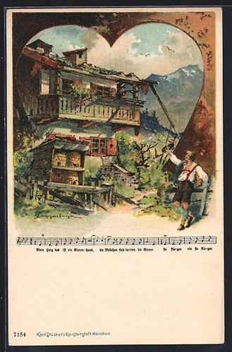 Cartolina artista theodor - d'artista,