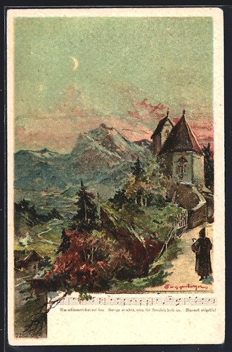 Cartolina artista theodor - d'artista,