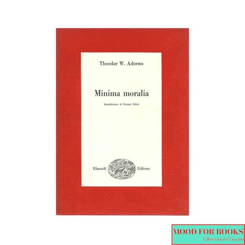 Theodor adorno minima - w.,