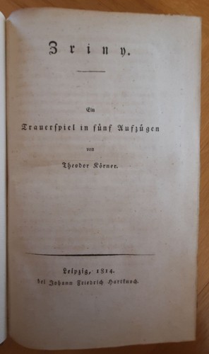 1814 theodor körner - körner,, volume