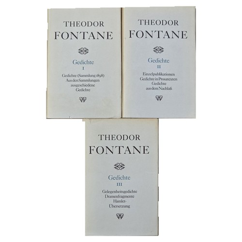 Theodor fontane gedichte - i, ii